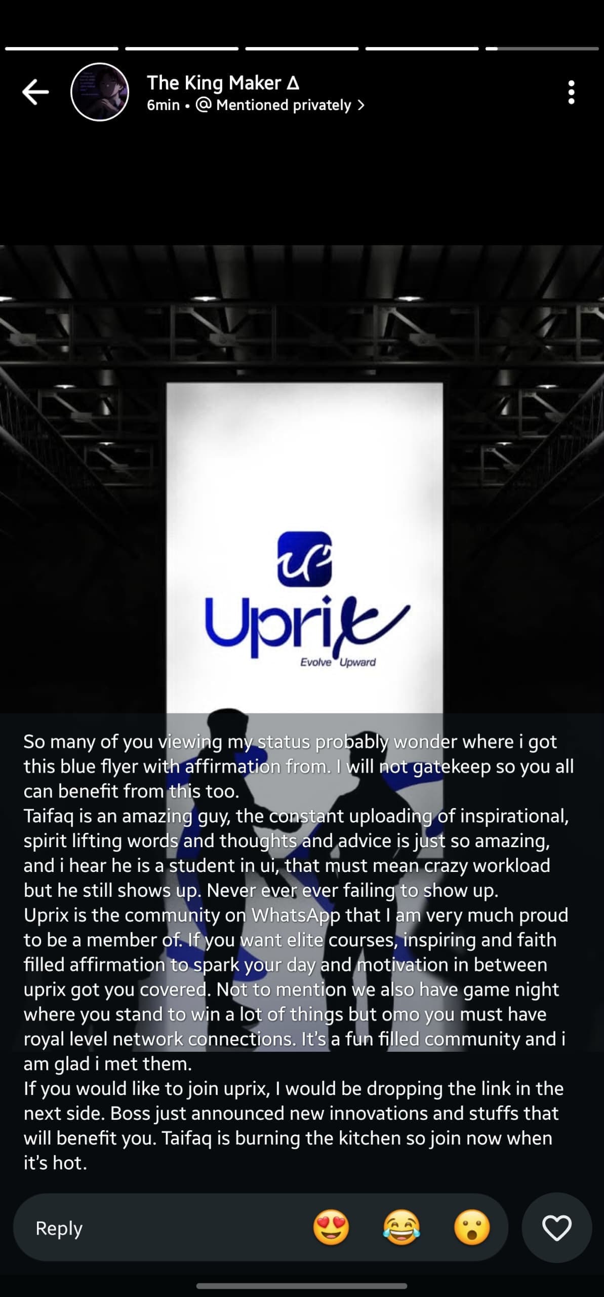 Uprix Testimonial 3