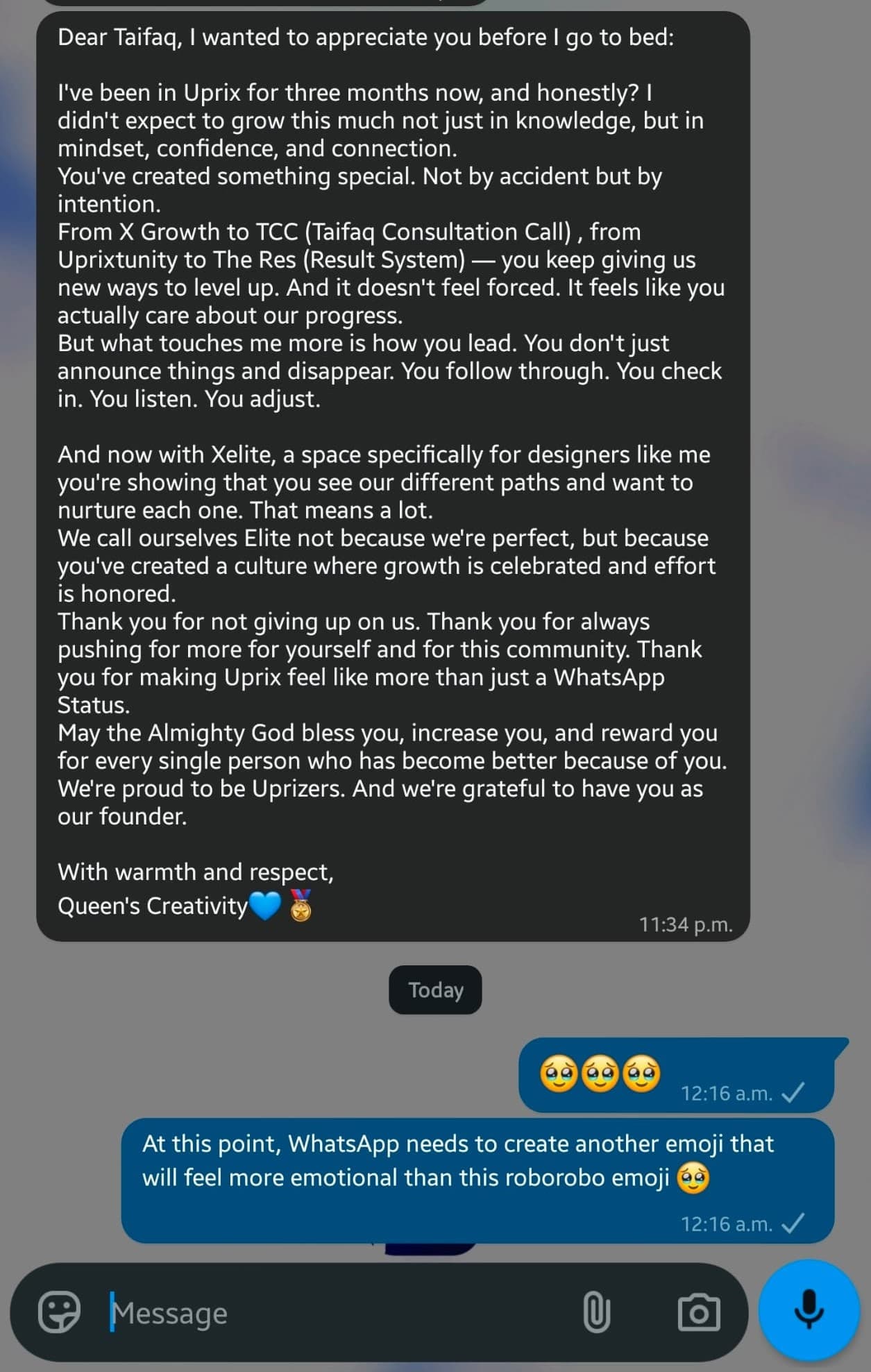 Uprix Testimonial 5